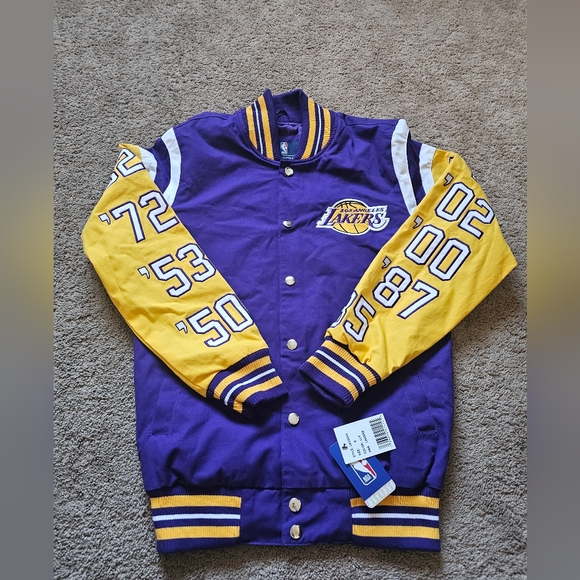 Los Angeles Lakers Varsity Jacket Bomber Lakers Ultra Game